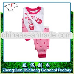 high quality pyjamas 100% cotton lovely baby clothes