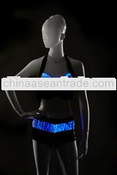 led light /sexy hot night clubwear/ lighted up hot clothes