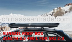 long Ski Car Roof Boxes Roof Pod 470 L Zenith Hapro