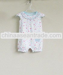 mom and bab 2013 Summer baby wear 100% cotton sunsuit 2pcs set