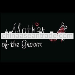 mother of the groom rhinestone iron on crystal transfers