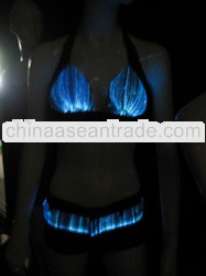 night club sexy wear/ luminous sexy top and short