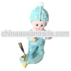 polyresin baby boy figurine