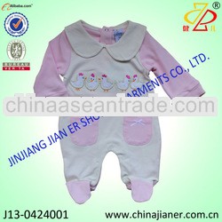 pure cotton cut design long sleeve 0-24M baby clothes romper