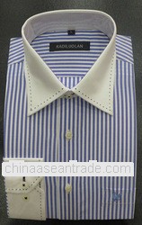 stand collar men shirt