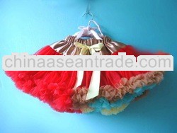 summer wholesale colorful Girls Pettiskirt