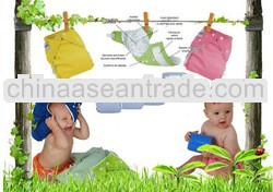 100% bamboo reusable and washable baby diapers and baby diaper wholesale