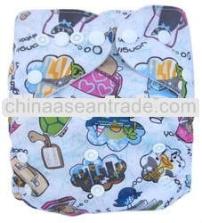 2013 New Design Modern Prints Nappy Waterproof & Breathable AnAnBaby Cloth Diaper For Baby
