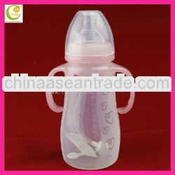 2013 Safest Silicone Baby Feeding Bottles with Flexi-Straw/100% BPA free Baby Bottle