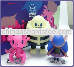 2014 Factory direct sale vinyl toys;one piece vinyl cartoon figure