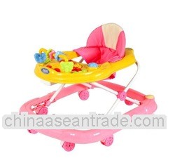 2014 baby walker china with tray with music & light/Blue/Red/Green/ Model:133