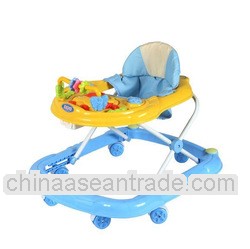 2014 baby walker in china with tray with music & light/Blue/Red/Green/ Model:133