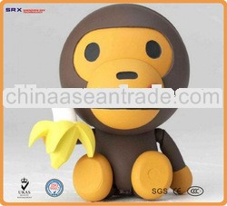 3D PVC figure cartoon character for promtion--funny monkey