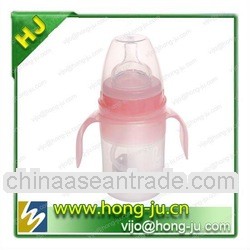 6OZ BPA free silicone baby nursing bottle