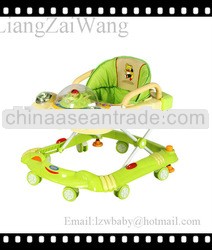 8 wheels wooden walker car Mom's good helper/washable baby wlalker/Model:138-7