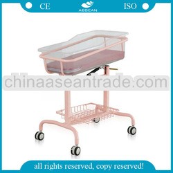 AG-CB009 CE approved ABS Hospital Adjustable Baby Crib