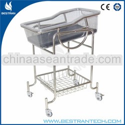 BT-AB108 Stainless steel hospital baby cot design