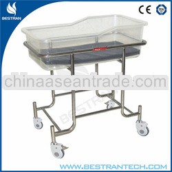 BT-AB109 Stainless steel hospital baby iron bed