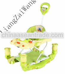 Baby Rocker fisher price baby walker with stopper/green/blue/orange/pink /Model:788-6FC