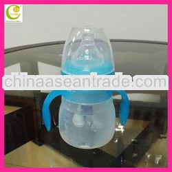 CE Standard Food Grade Silicone Baby Wholesale Various color style 200ml milk bottles