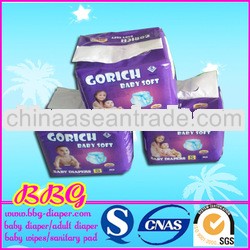 Cheap & Good Quality OEM GORICH Disposable Baby cloth Diaper