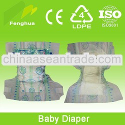 Cheap disposable printed baby diaper manufacturer