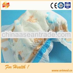 Cotton ultra thin and super dry surface baby diaper