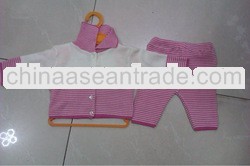 Fashional Knitted Clothing Set for Baby and Kids in Spring or Autumn