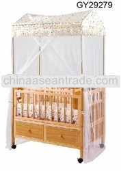 GY29279 Luxury baby wooden cradle