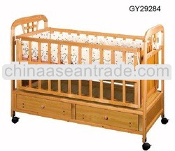 GY29284 Luxury wood baby crib