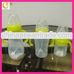 High Quality New Style Fashionable Silicone Baby Milk Bottles/Feeding Bottle