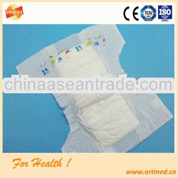 High absorption first quality diaper for children