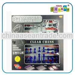 Hotselling 3 in 1 imitated crystal magnetic games toys