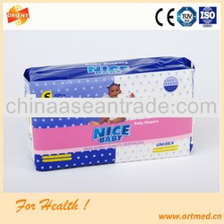 Instant absorbency disposable first quality diaper for infant