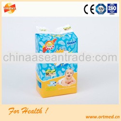 Instant absorbent disposable comfortable soft and breathable baby diaper