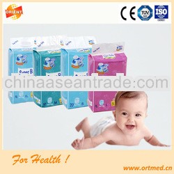 Instant and high absorption soft and breathable baby nappy