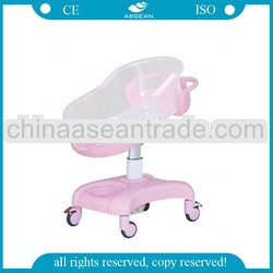 Mobile AG-CB011 ABS adjustable hospital baby cot