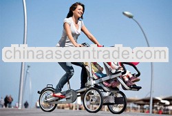 Mother and child stroller bike baby stroller