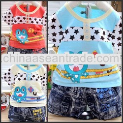 NEW DESIGN 100%cotton BABY CLOTHING SETS