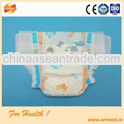 PE film backsheet easy to use newborn baby diapers