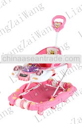 Pink car best activity walker for babies ( Model:138FC)