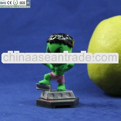 Plastic min figures;mini plastic christmas figurine for whosale