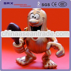 Pvc golden funny figure;cartoon figure golden toys;movable figure for kid