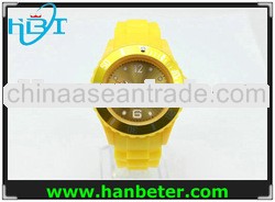 Quartz silicone watch for women for promotional gift