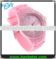 Quartz silicone watches kids custom logo is welcome