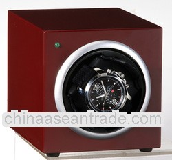 Red Single Automatic Wooden Watch Winder