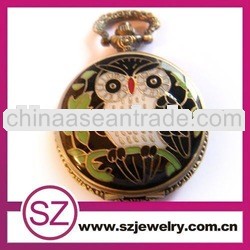 SWH0065 owl watch necklace