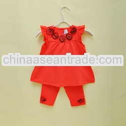 Simple Design Red Infant Sets