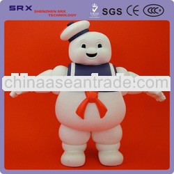 Snowman pvc figure;vinyl decorating toy;OEM playing figure