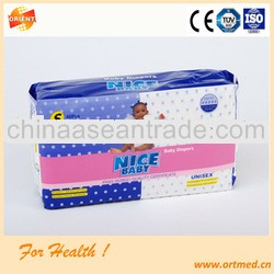 Soft and dry first quality diaper for children